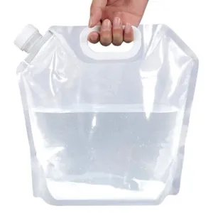 1 Foldable Collapsible 5 Qt Water Container Bag Bottles Survival Emergency Sport