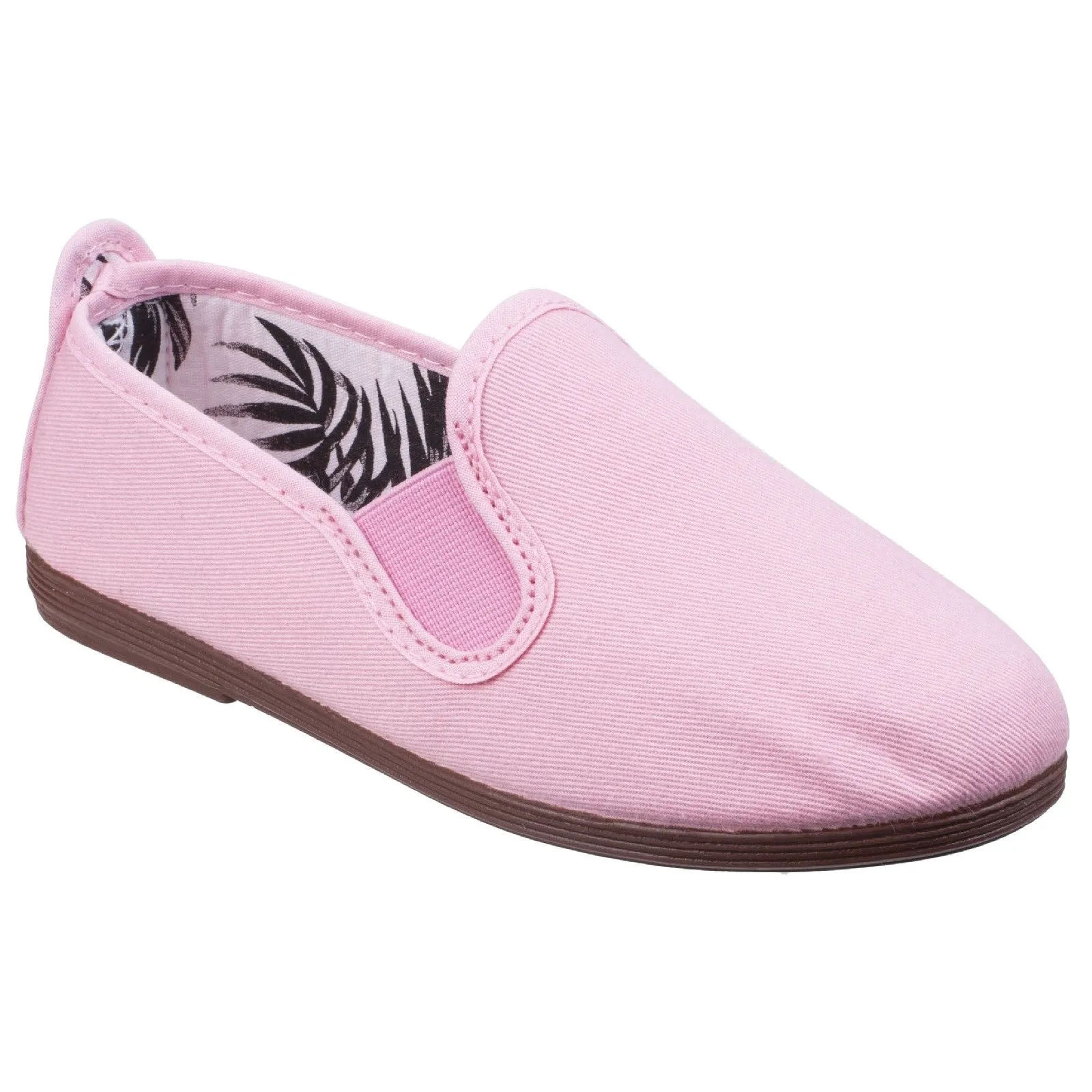 ARNEDO Juniors Canvas Slip On Shoes - Scented Rubber Sole Bespoke Elastic Fitting Classic Flossy Design, Lightweight Flexible Kids' Casual Footwear