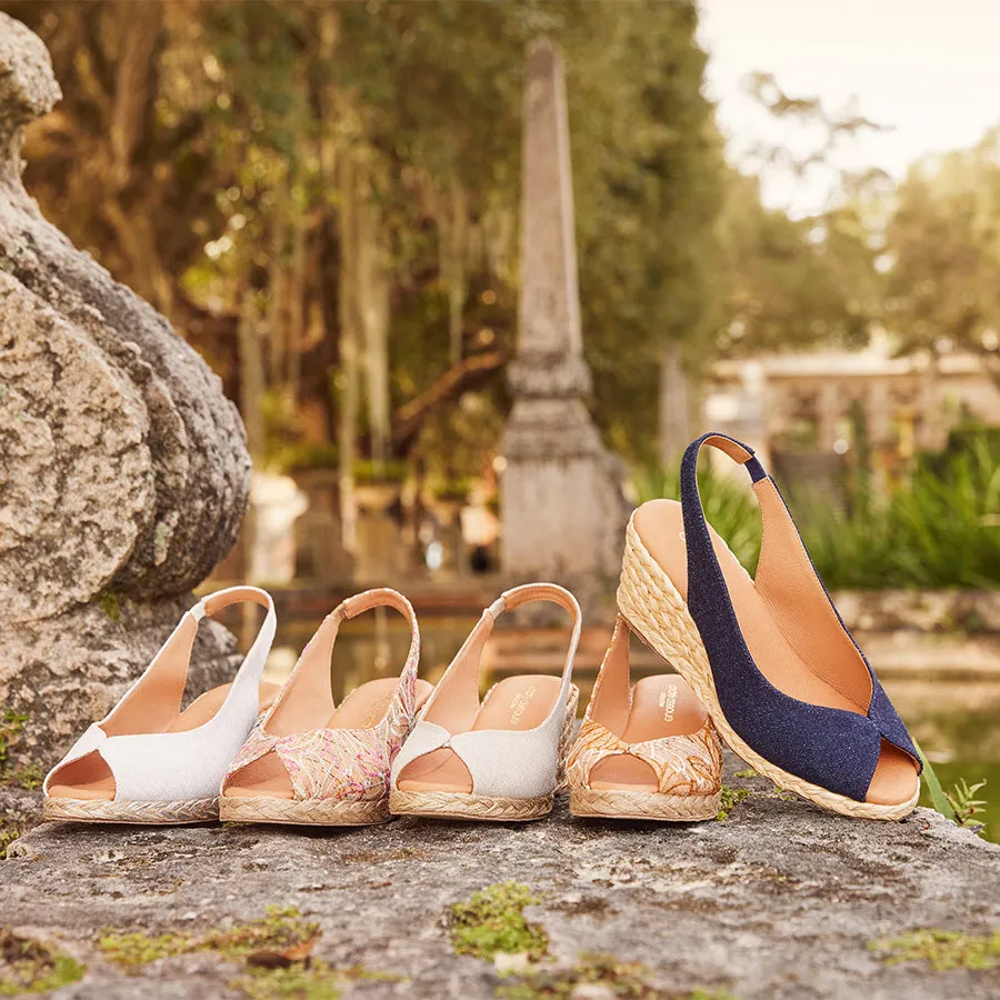 Audrey Cork Espadrille Wedge