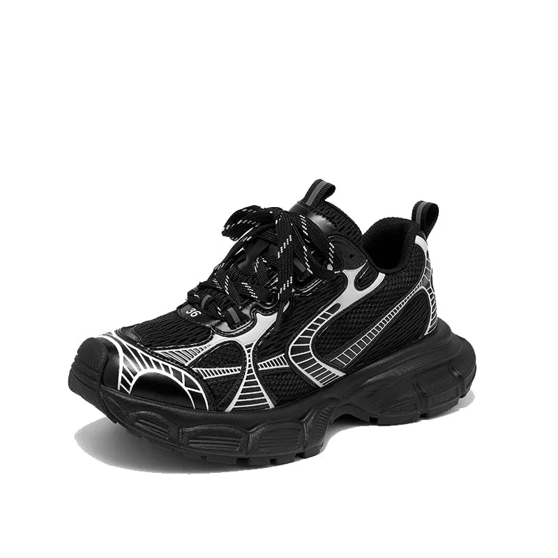 BeauToday Casual Chunky Sneakers Breathable Mesh Trainers for Women