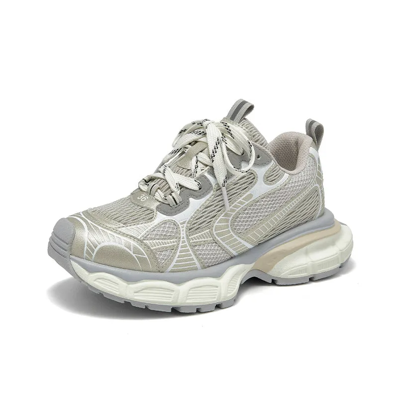 BeauToday Casual Chunky Sneakers Breathable Mesh Trainers for Women