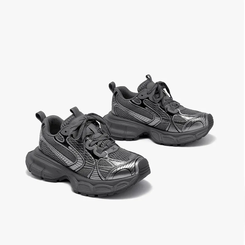 BeauToday Casual Chunky Sneakers Breathable Mesh Trainers for Women