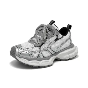 BeauToday Casual Chunky Sneakers Breathable Mesh Trainers for Women