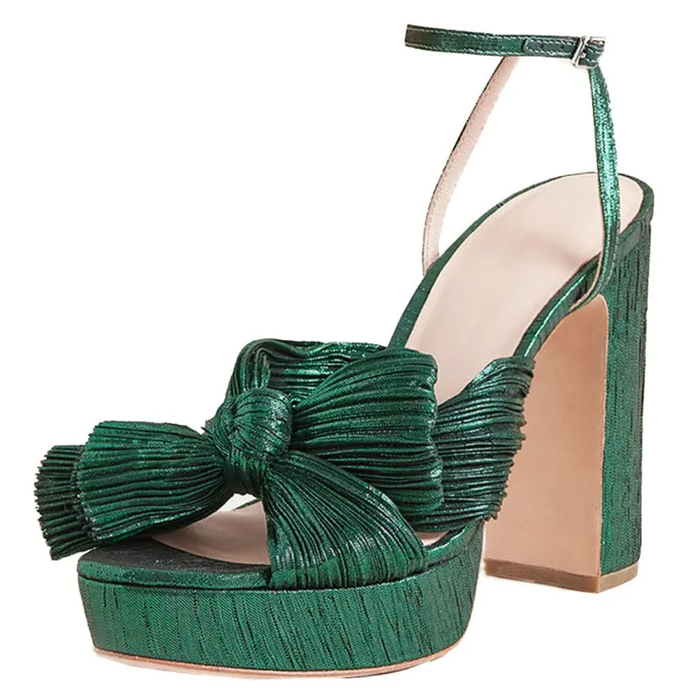 Bow Platform Shoes