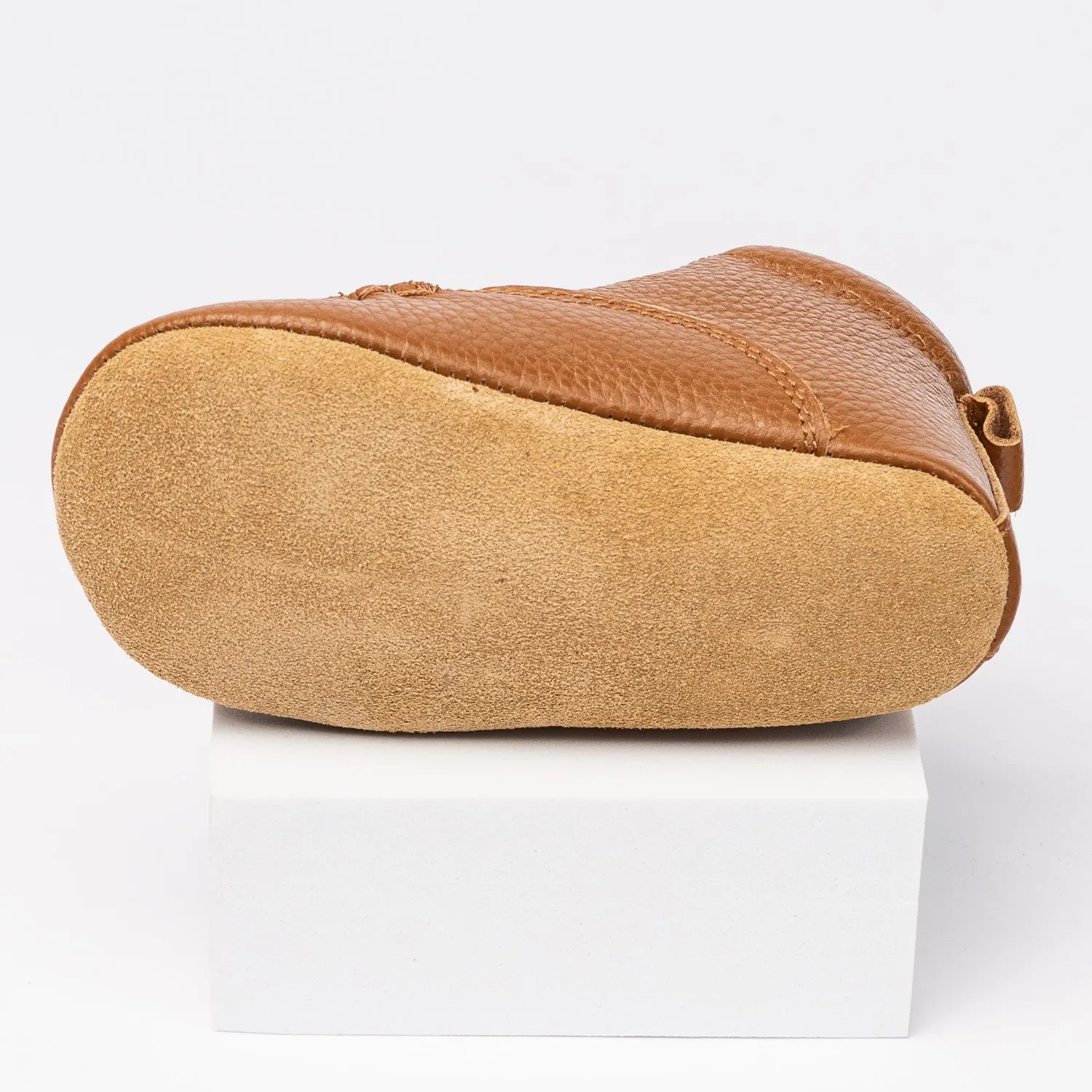 Brooks Tan Leather Lace Up Boot