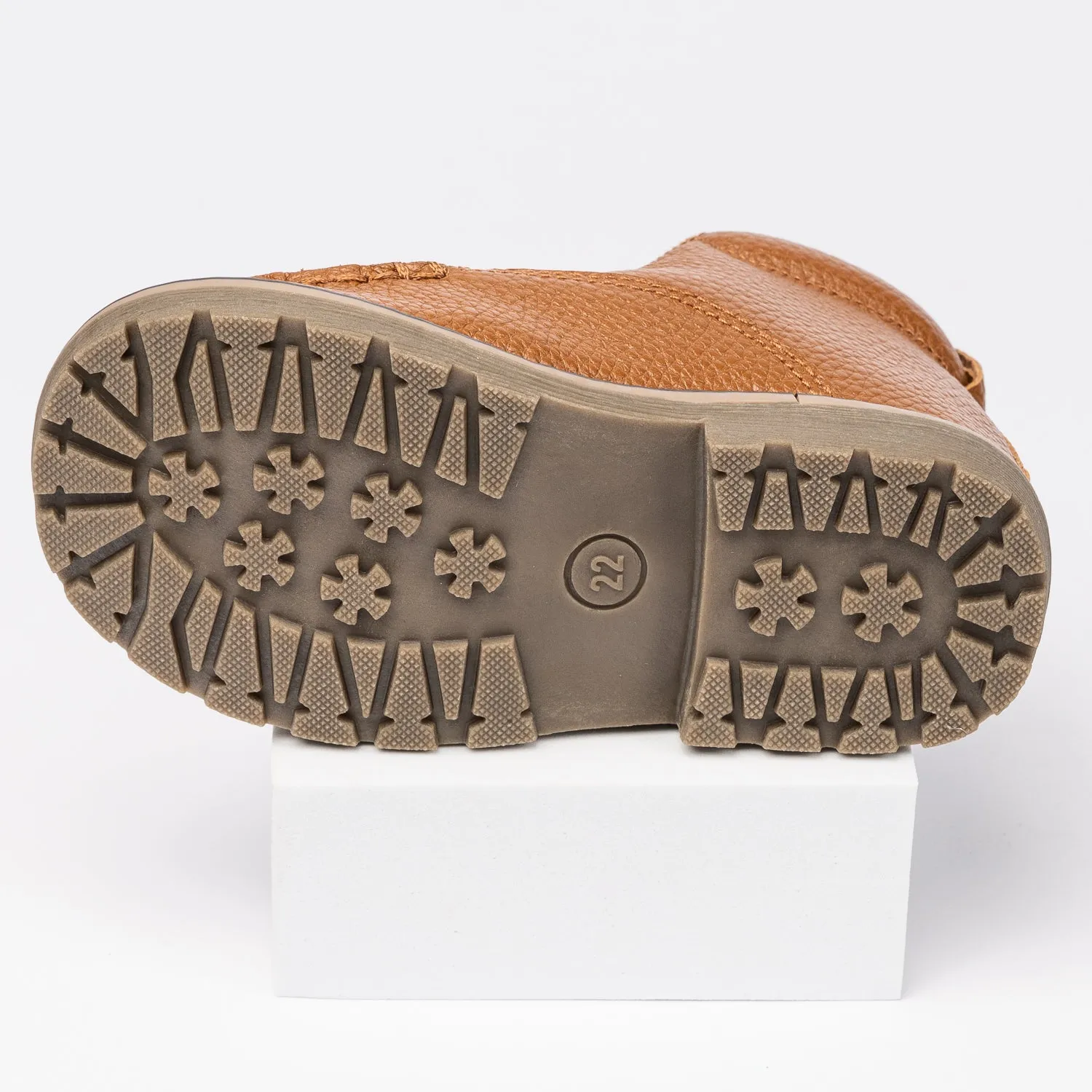 Brooks Tan Leather Lace Up Boot