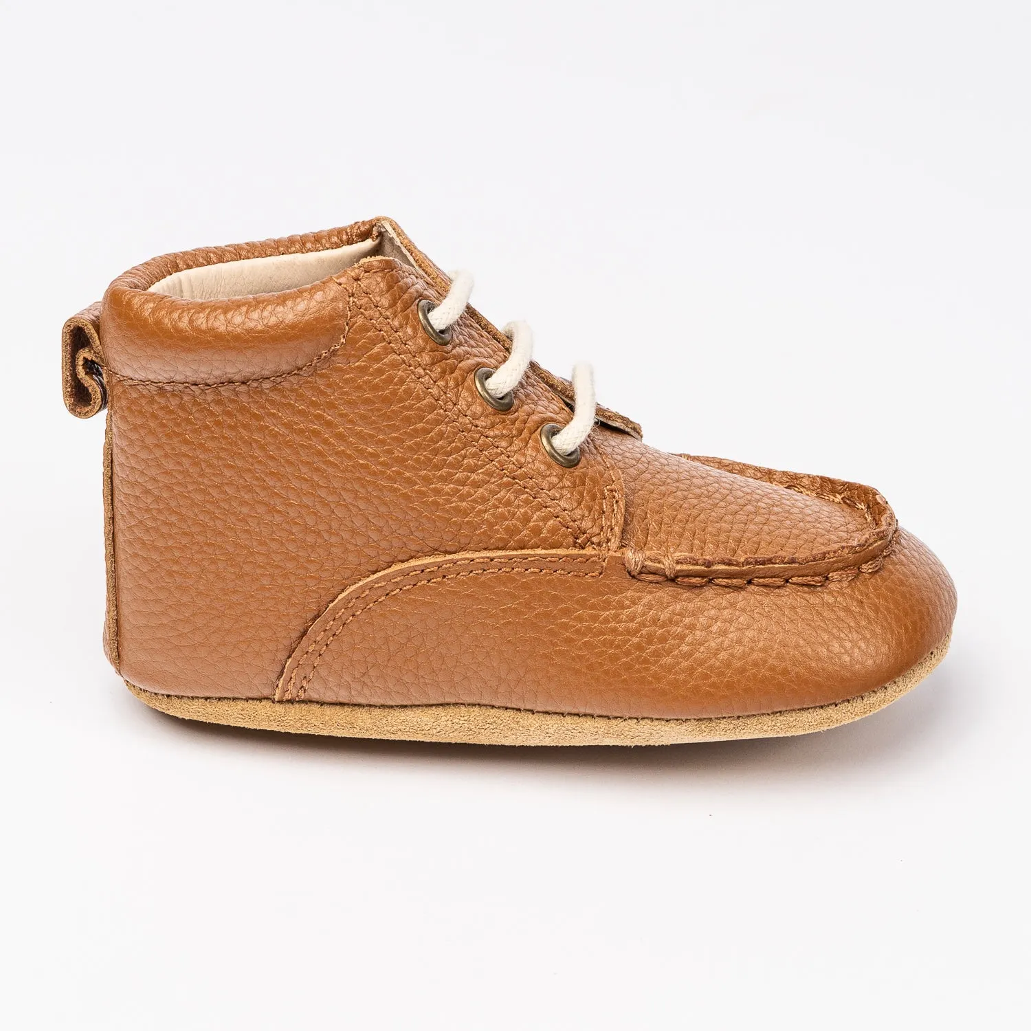 Brooks Tan Leather Lace Up Boot