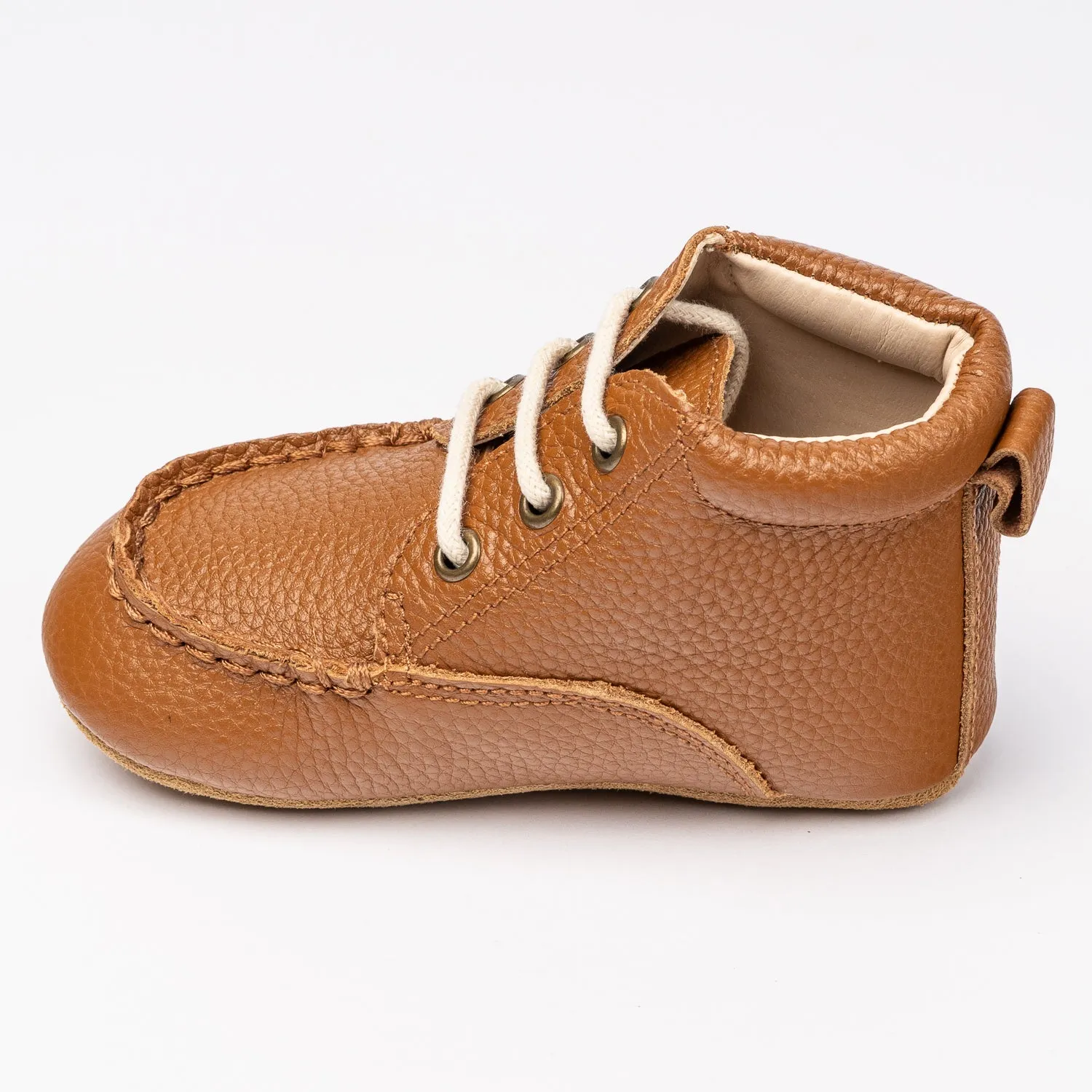 Brooks Tan Leather Lace Up Boot