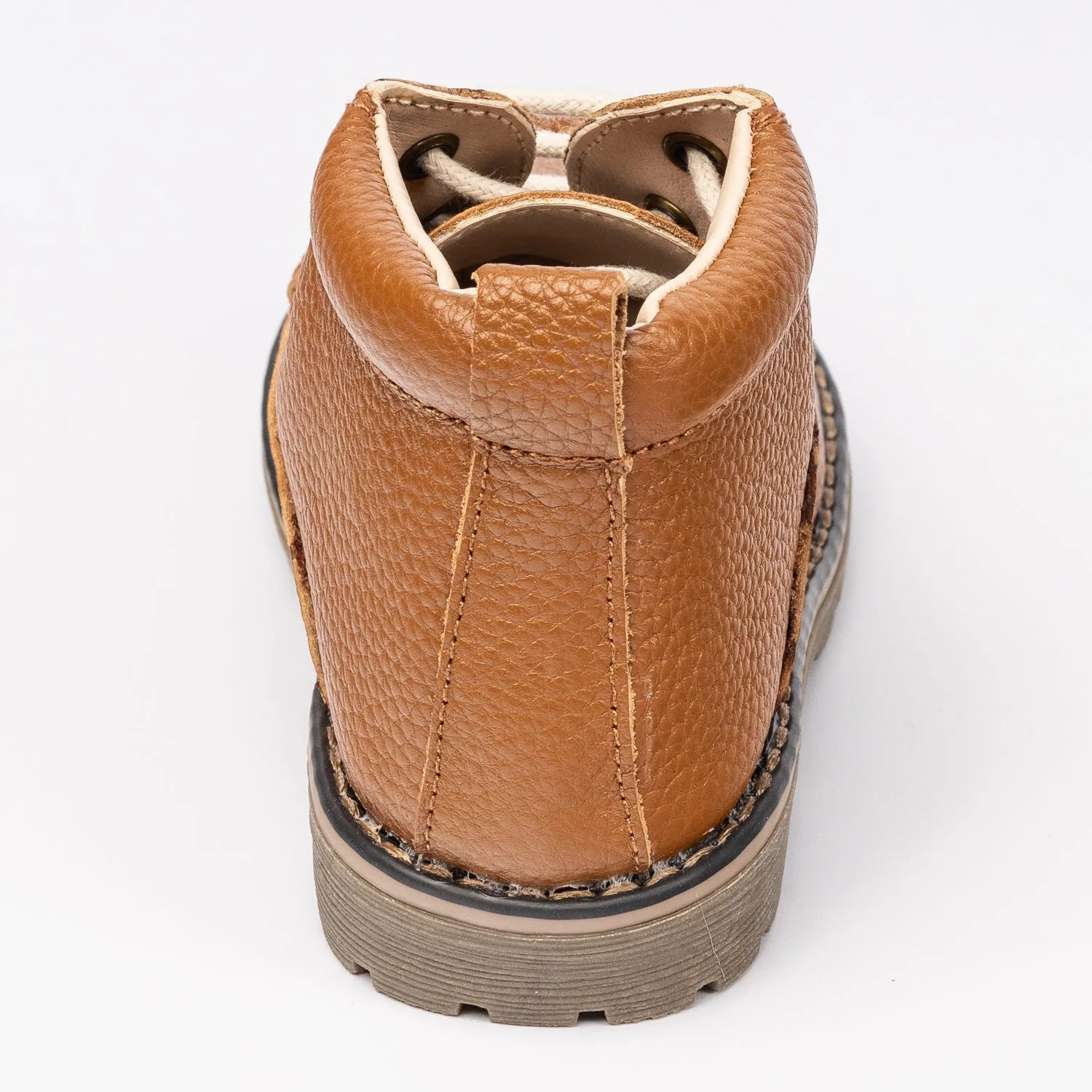 Brooks Tan Leather Lace Up Boot