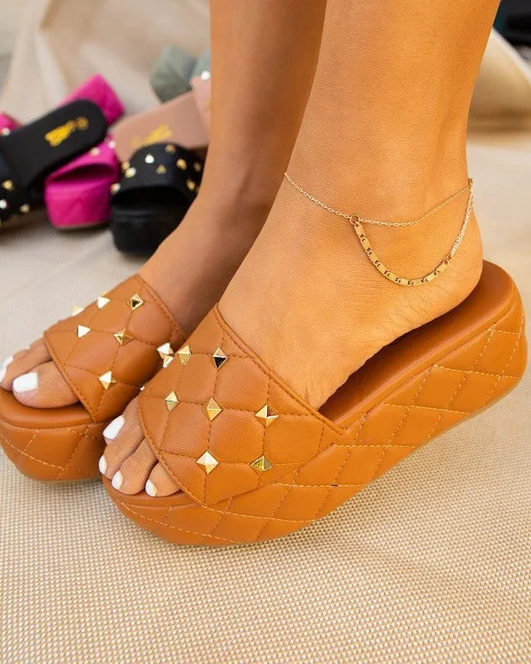 Brown Platform Sandals