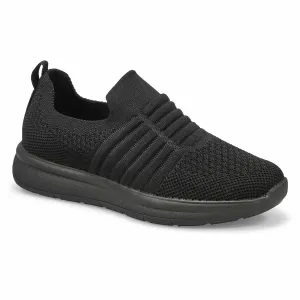 Clarks Women's Ezera Walk Slip Ons- Black