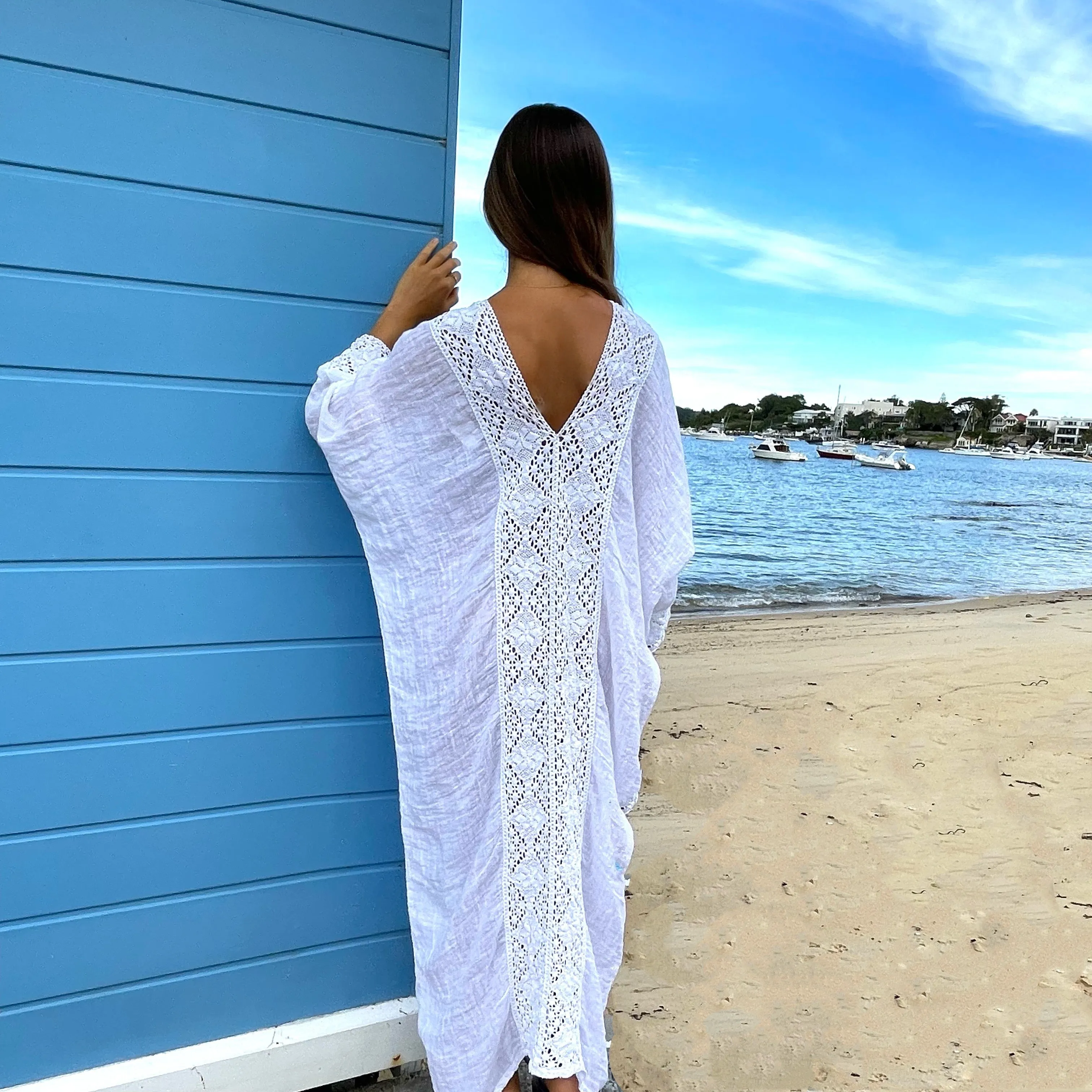 Grecian Lace Kaftan