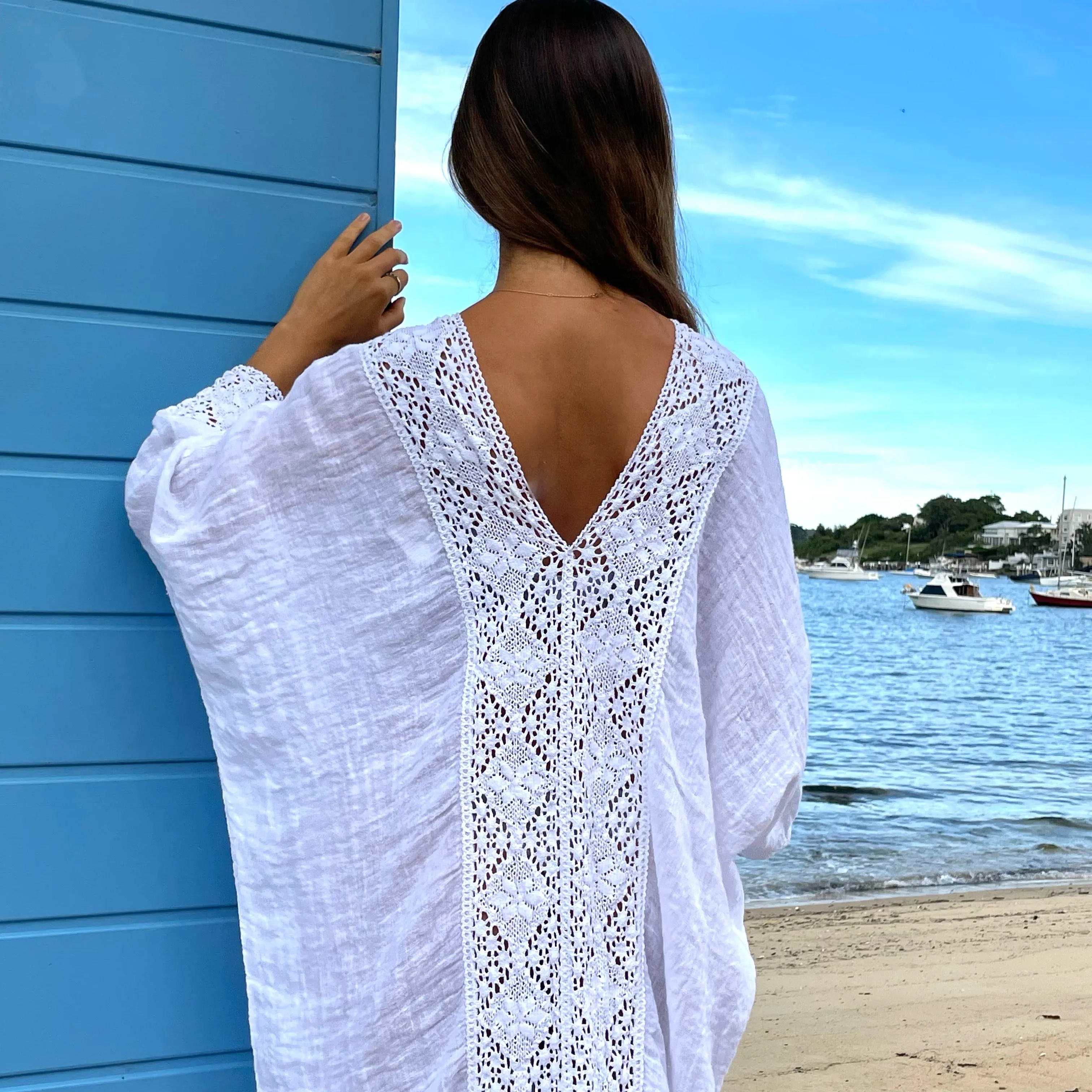 Grecian Lace Kaftan