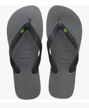 Havaianas Brazil Steel Grey Sandals