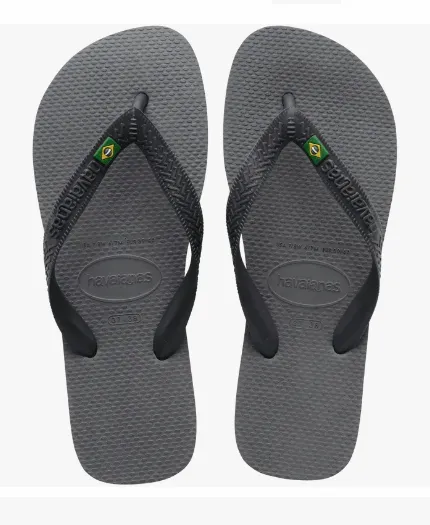Havaianas Brazil Steel Grey Sandals