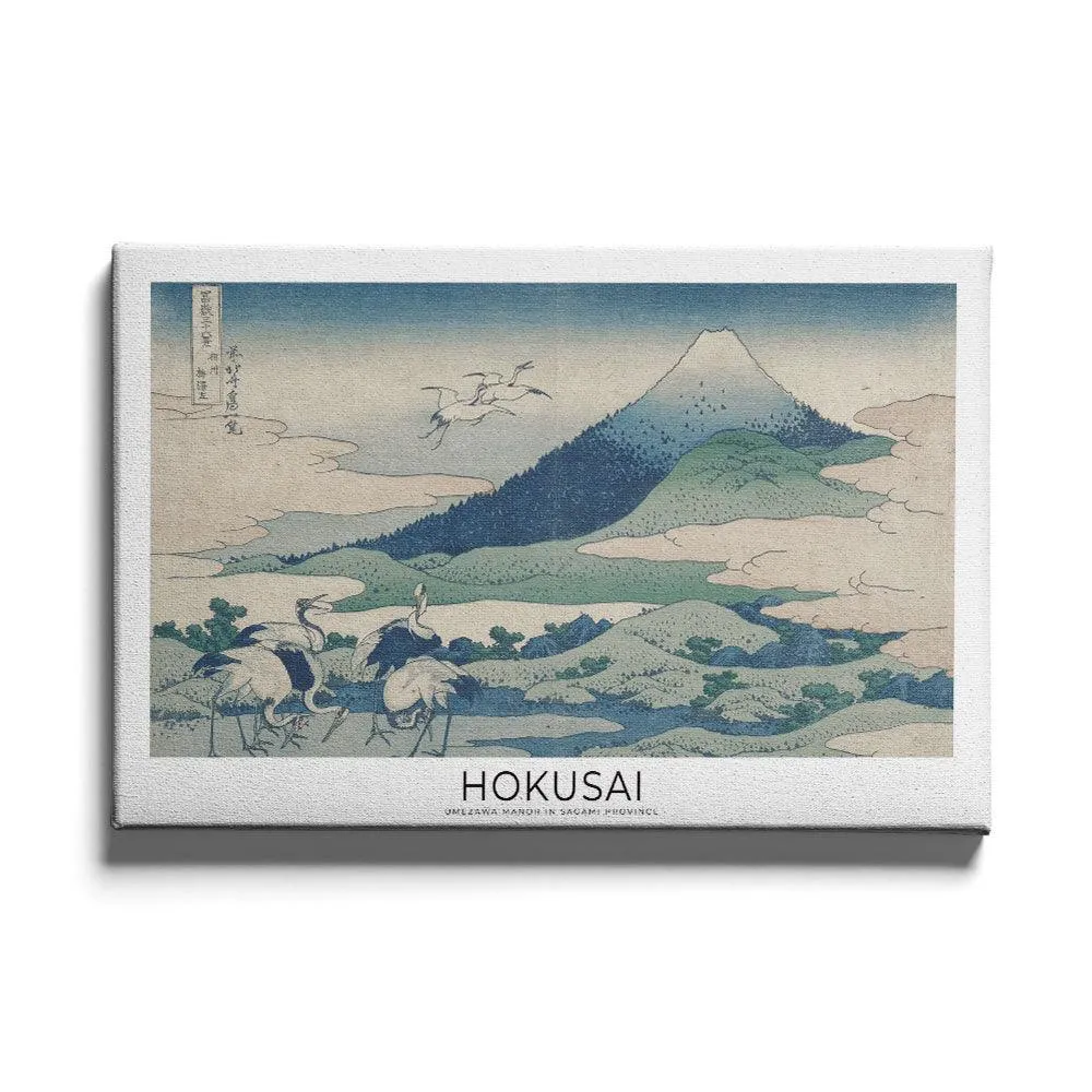 Hokusai - Umezawa Manor in Sagami Province