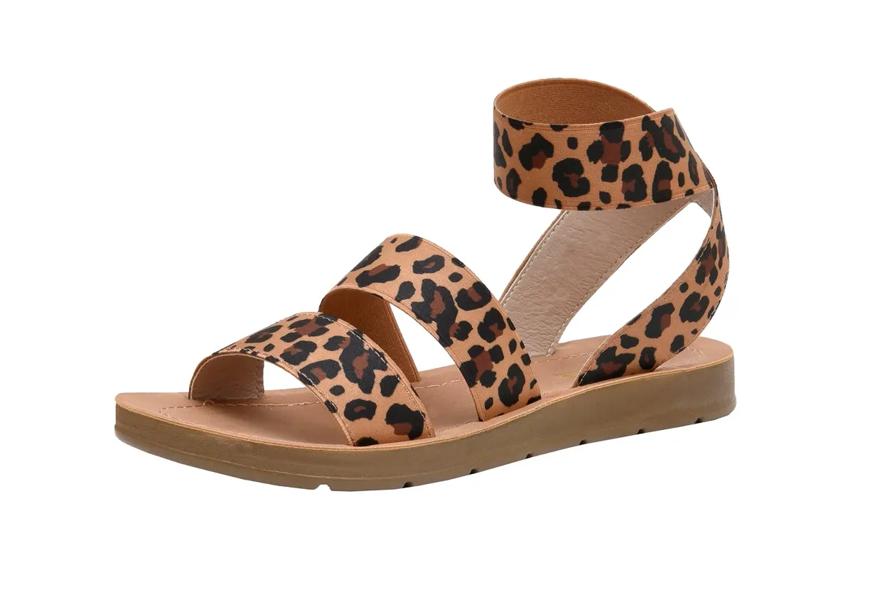Indego Two Band Stretch Sandal