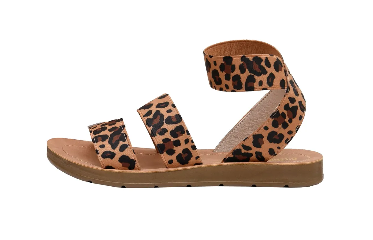Indego Two Band Stretch Sandal