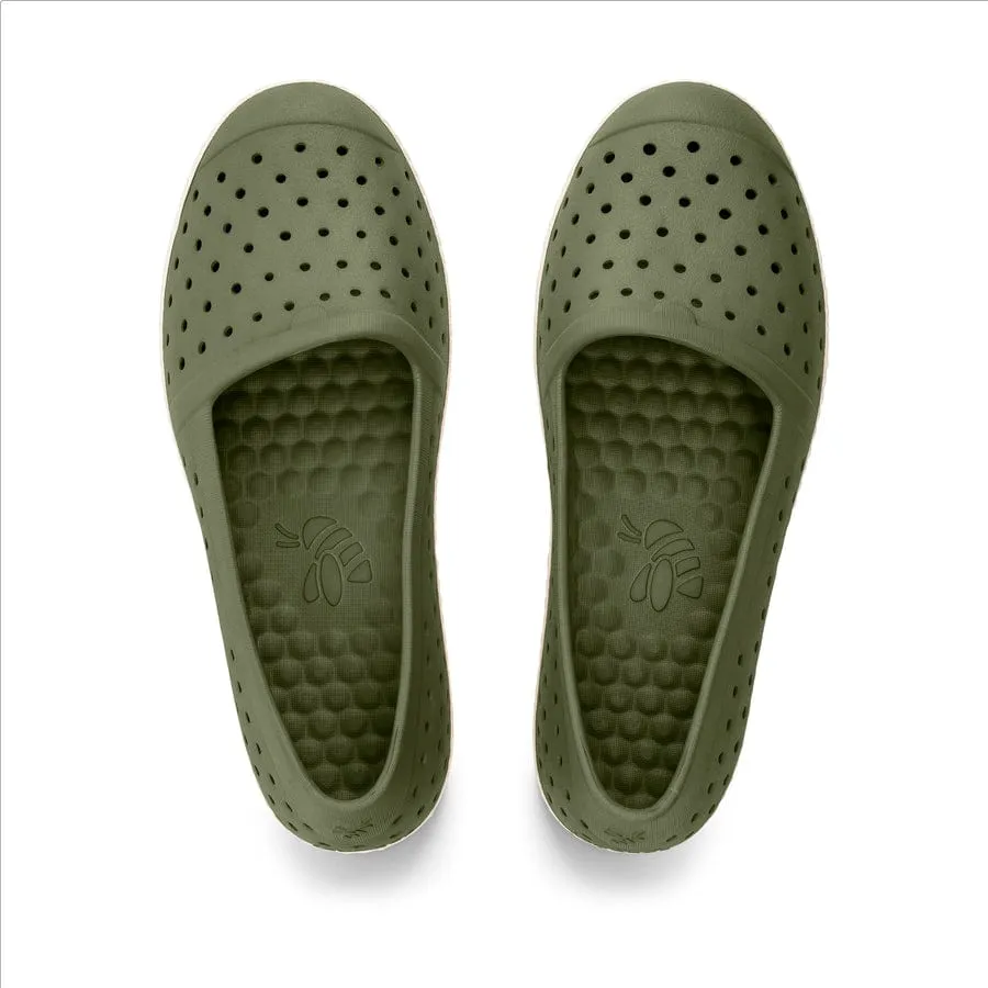 Joybees Women's Espadrille Slip On Shoes- Dusty Olive