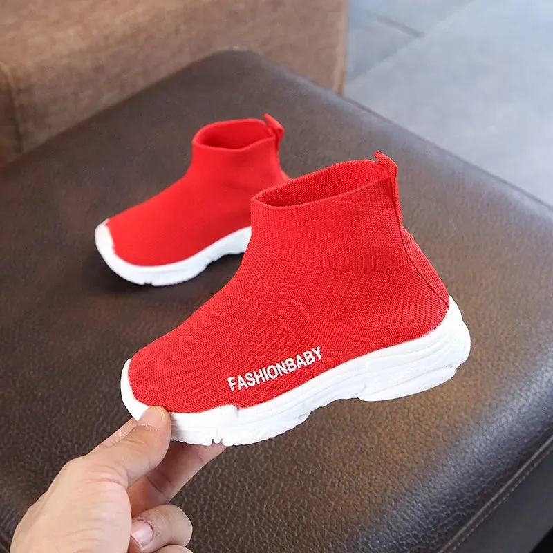 Kids Slip-on Breathable Snow Boots Casual Shoes