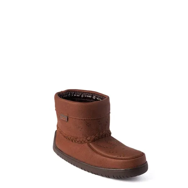 Manitobah Mukluks Tamarack Low Leather Waterproof Mukluks- Grain Mukluk/Tan