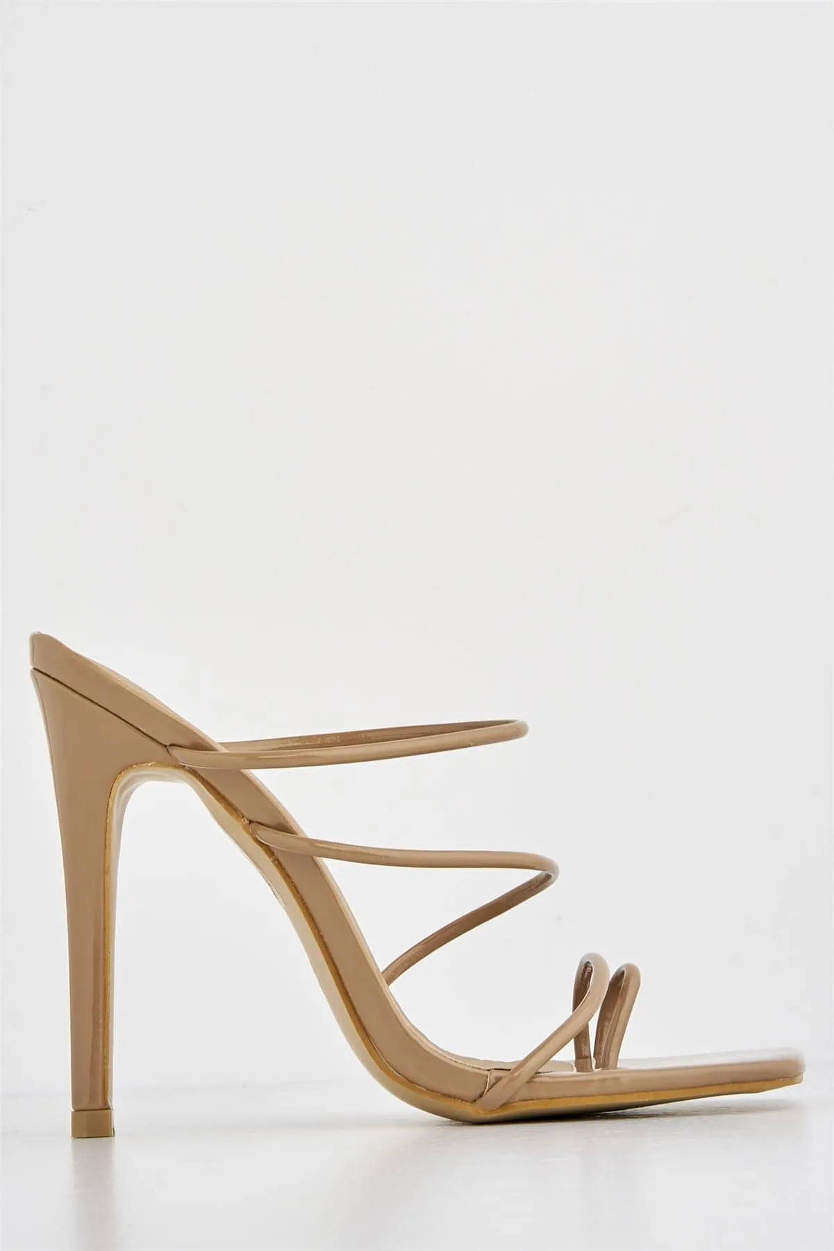 Miracles Toe Ring Strappy Mule in Mocha