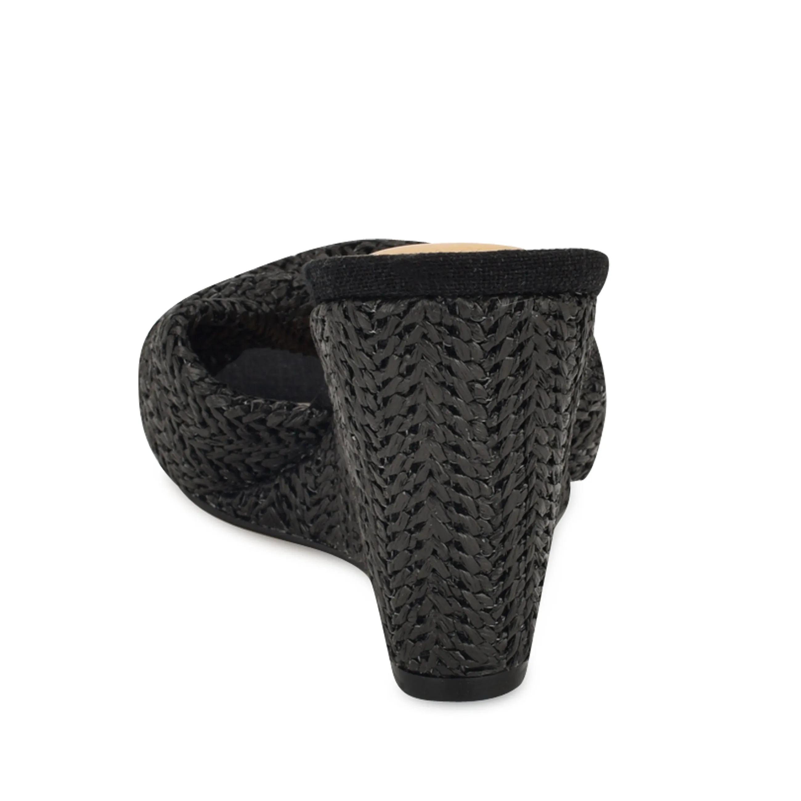 Nikhil Twist Wedge Sandals