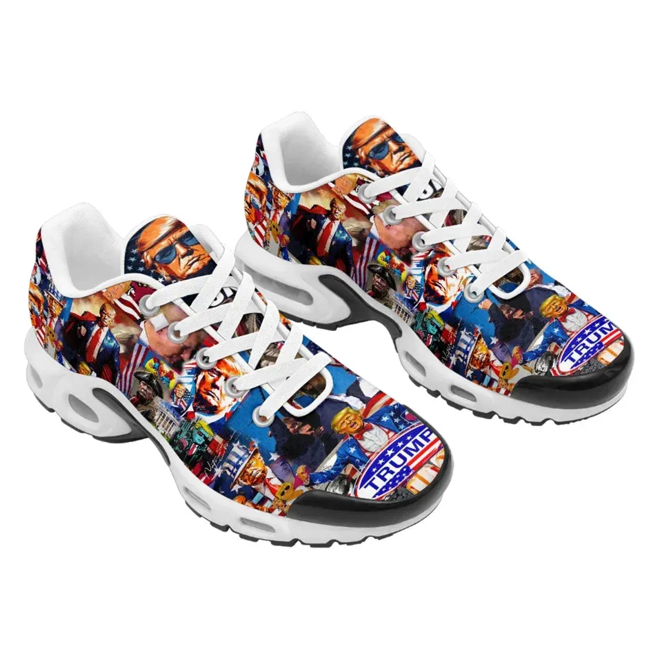 Personalized Donald Trump Sneakers, Custom Breathable Mesh Shoes for Men and Women