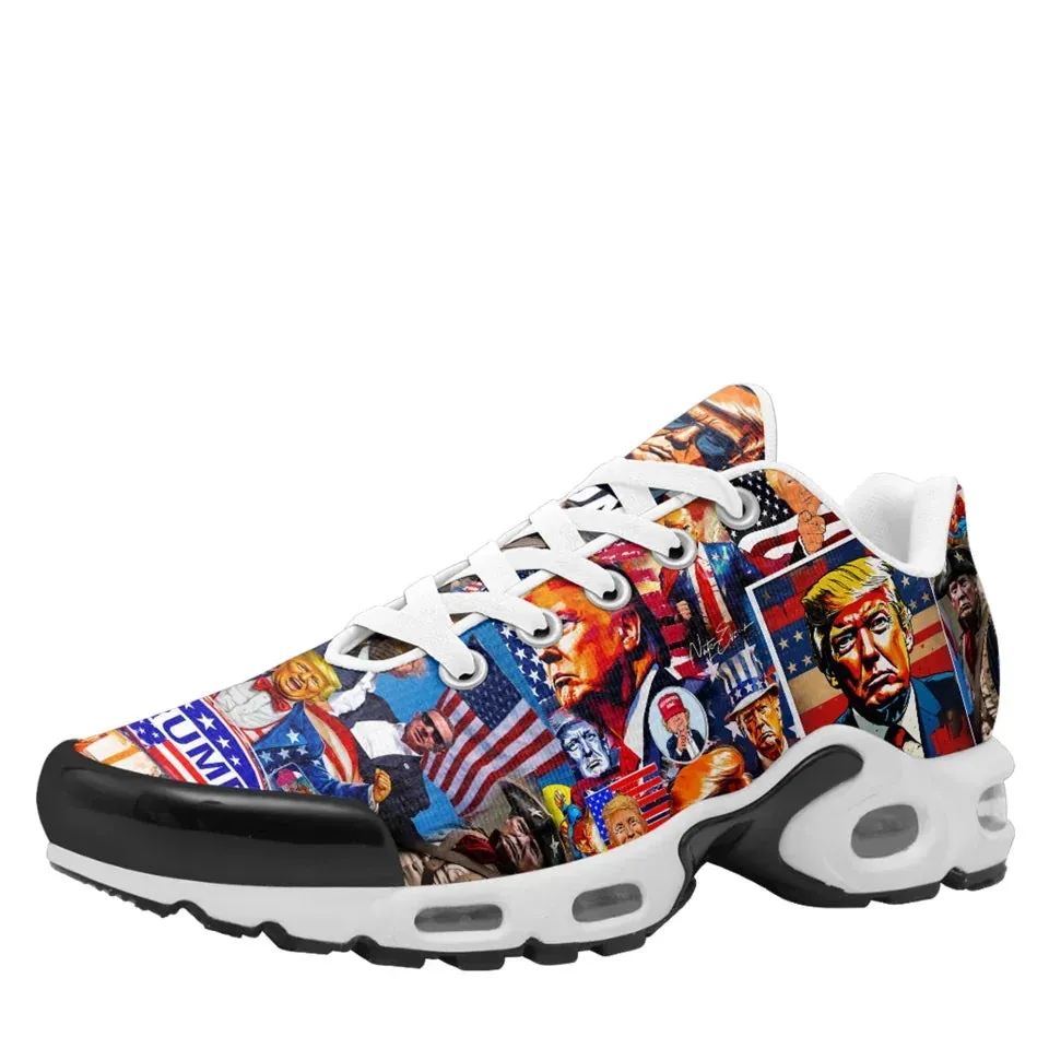 Personalized Donald Trump Sneakers, Custom Breathable Mesh Shoes for Men and Women