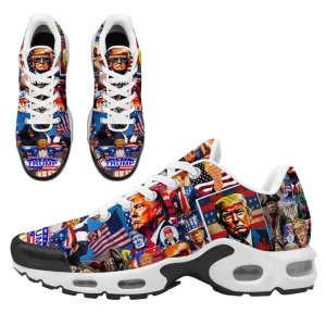 Personalized Donald Trump Sneakers, Custom Breathable Mesh Shoes for Men and Women