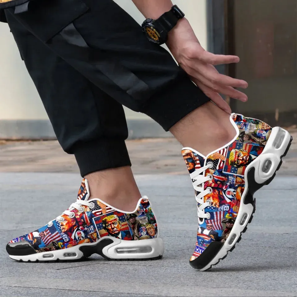 Personalized Donald Trump Sneakers, Custom Breathable Mesh Shoes for Men and Women