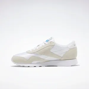 Reebok Classic Nylon Men Running Shoes White/Light Grey