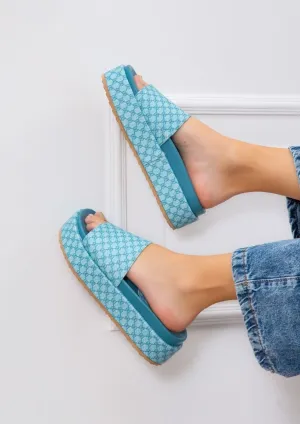 Sky Blue Tina Platform Sandal