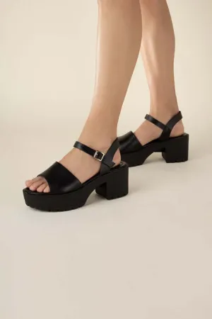 Stacie Platform Ankle Strap Sandals