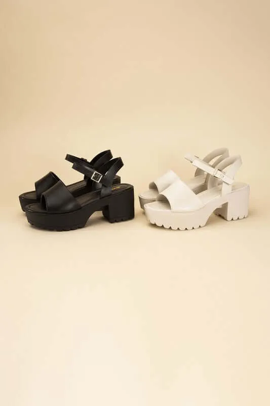 Stacie Platform Ankle Strap Sandals