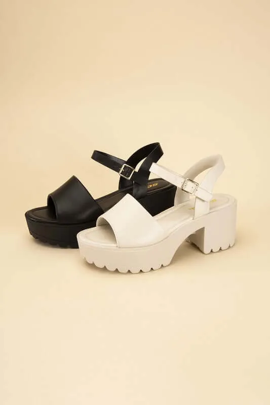 Stacie Platform Ankle Strap Sandals