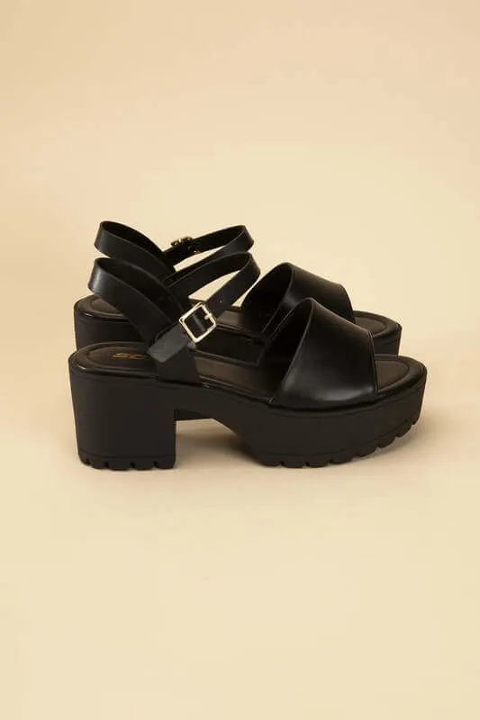 Stacie Platform Ankle Strap Sandals