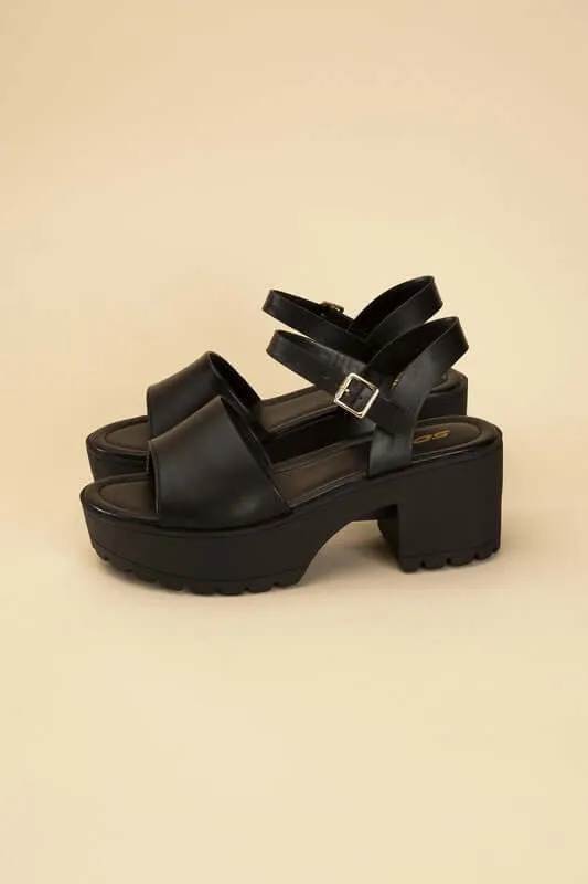 Stacie Platform Ankle Strap Sandals