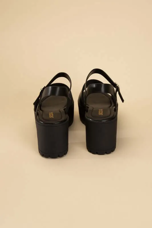 Stacie Platform Ankle Strap Sandals