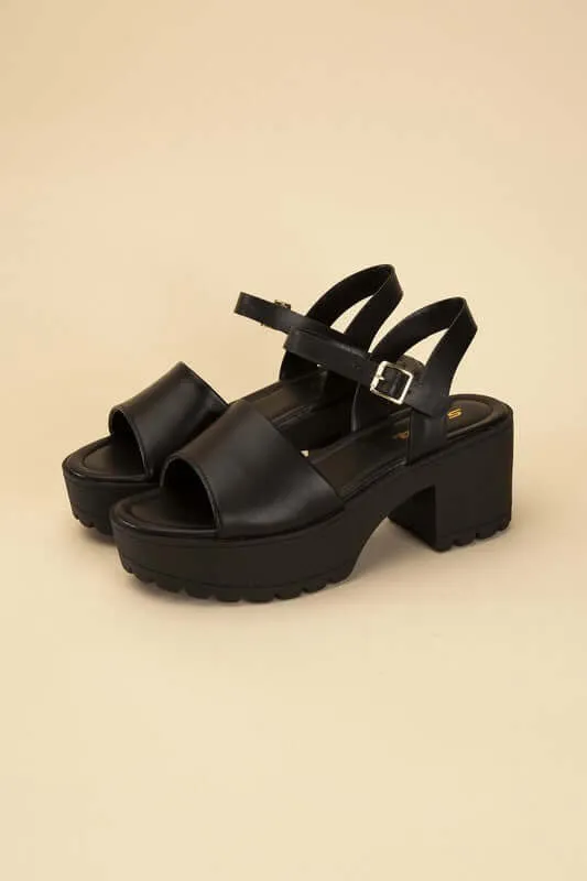 Stacie Platform Ankle Strap Sandals