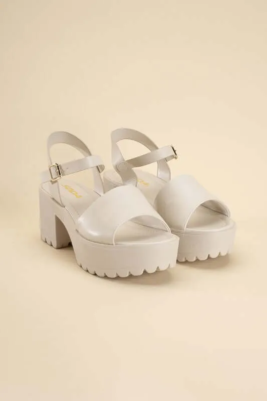 Stacie Platform Ankle Strap Sandals