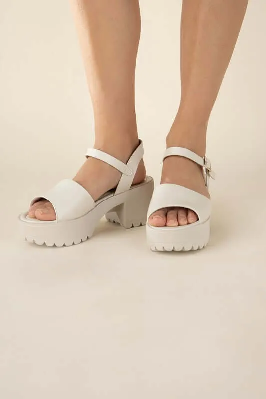 Stacie Platform Ankle Strap Sandals