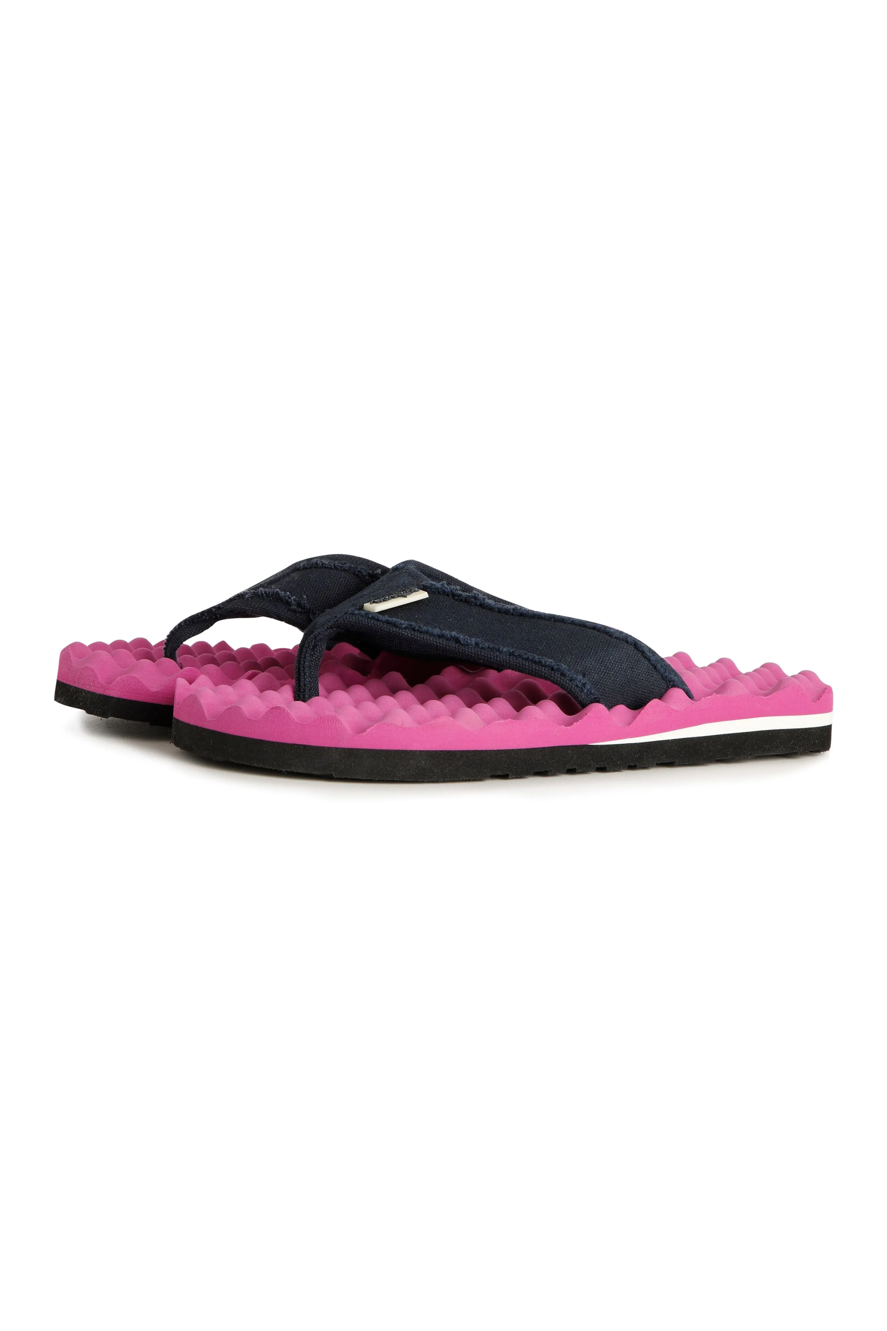 Weird Fish  Cayman Waffle Flip Flops- Raspberry