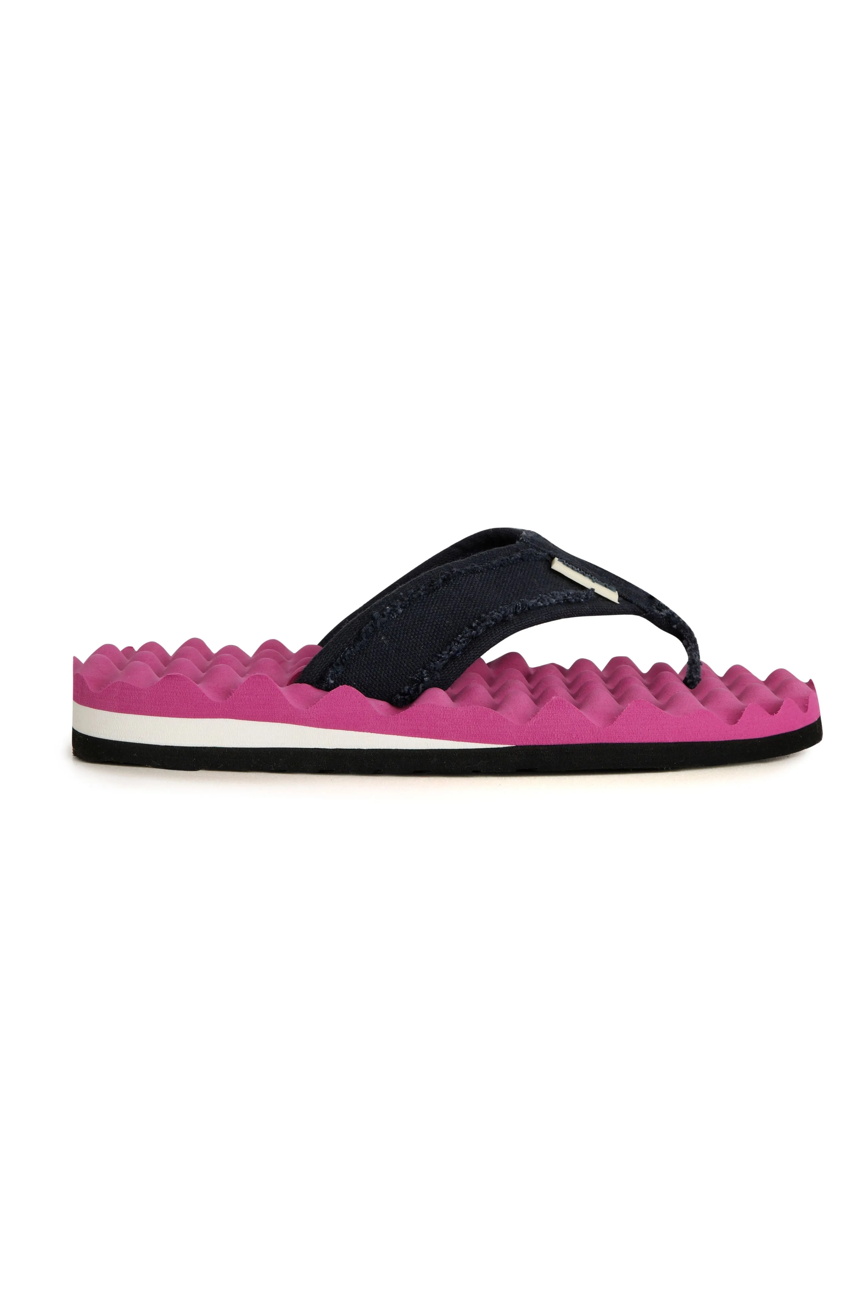 Weird Fish  Cayman Waffle Flip Flops- Raspberry